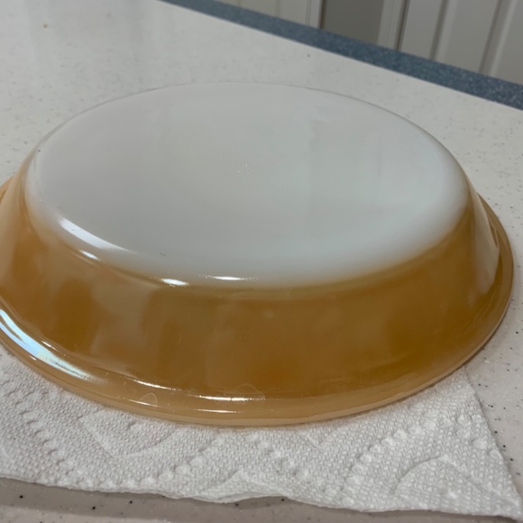 Anchor Hocking Fire King Copper Tint 9” Pie Dish - Picture 3 of 5